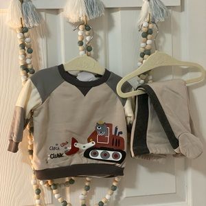 Footsie pants with sweater